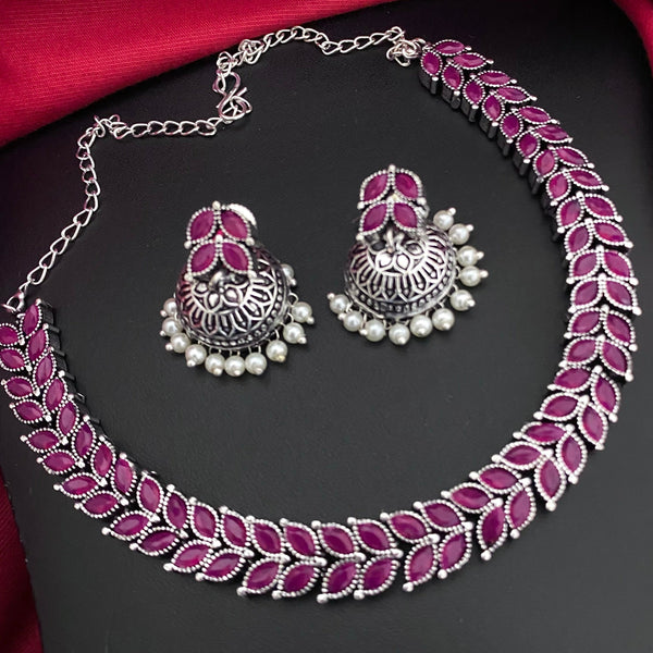Stunning German Silver Necklace Set 1 - Kanyaa